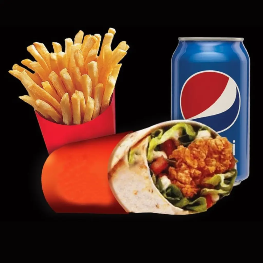 Chicken Roll Sandwich Meal